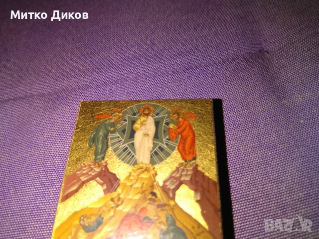 Икона нова дървена рисувана сертифицирана 60х48х12мм, снимка 2 - Икони - 38169668