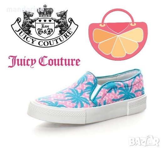 ПРОМО 🍊 JUICY COUTURE 🍊 Оригинални дамски свежи летни обувки PINK & BLUE № 39½ и 40½ нови с кутия, снимка 1 - Дамски ежедневни обувки - 21901522