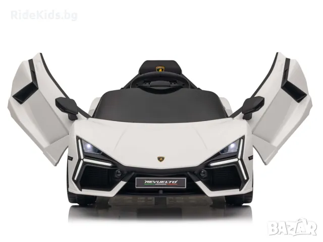 Lamborghini Revuelto 12V - Детска акумулаторна кола, Бяла, EVA гуми, снимка 2 - Детски велосипеди, триколки и коли - 49731547