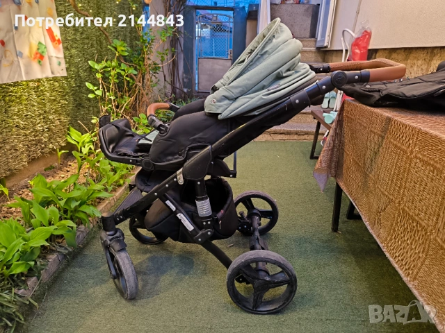 Бебешка количка Lorelli Rimini (модел 2 в 1), снимка 3 - Детски колички - 54192128