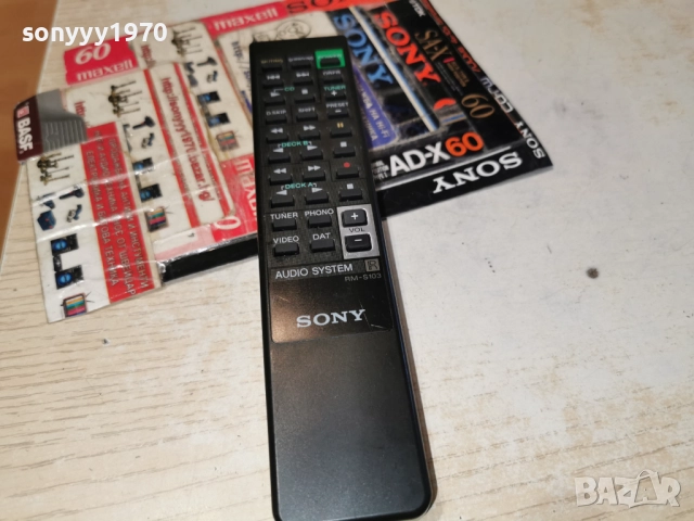  SONY RM-S103 AUDIO REMOTE 2512251758, снимка 6 - Ресийвъри, усилватели, смесителни пултове - 52898849