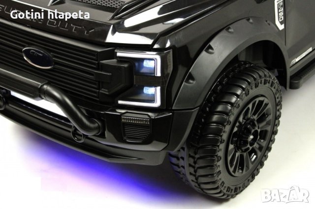 Акумулаторен Двуместен джип Ford super Duty 4X4 2X12V14A(24V) батерия, C MP4, снимка 13 - Детски велосипеди, триколки и коли - 40872153