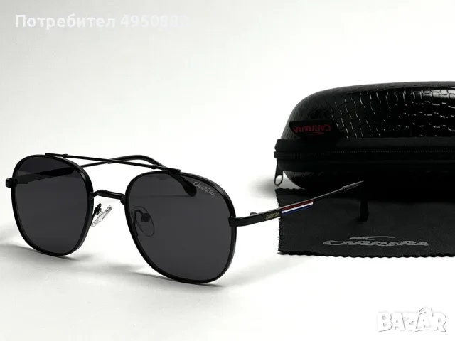 Слънчеви очила Carrera Gold Limited Edition нови, унисекс, черни и златни, снимка 5 - Слънчеви и диоптрични очила - 56161296
