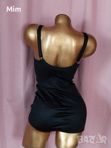 Monique Shiraz 80 B Черно, еластично, сатенено боди, снимка 4 - Корсети, бюстиета, топове - 53931282