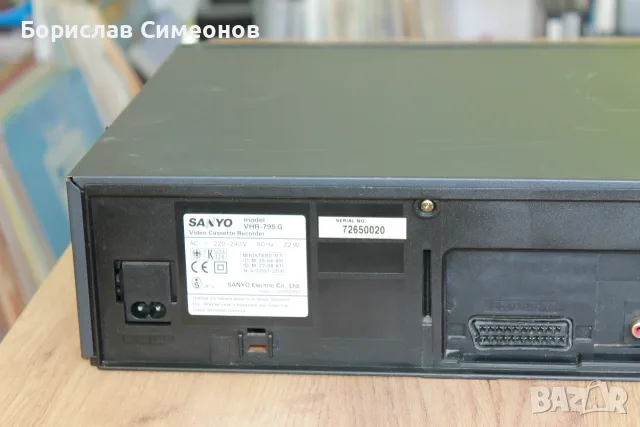 Sanyo VHR-795G VHS, снимка 7 - Плейъри, домашно кино, прожектори - 55709841