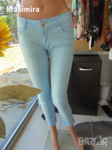 нови панталони в синьо-размери XS,S,М,Л,ХЛ, снимка 3 - Панталони - 29145549