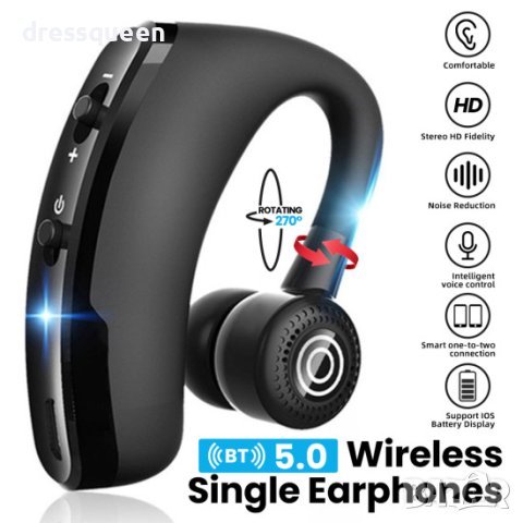 4081 Хендсфри слушалка-безжична, снимка 6 - Слушалки, hands-free - 42154608