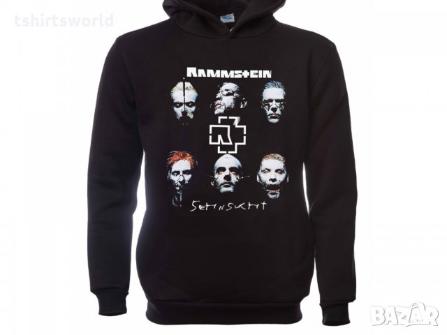 Нов мъжки суичър с дигитален печат на музикалната група Rammstein, Рамщайн - Sehnsucht, снимка 8 - Суичъри - 31912132