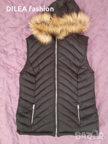 Дамски елек с пух