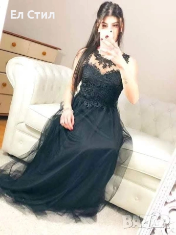 🌹Дамска дълга рокля. Стандартен размер. 38 евро , снимка 3 - Рокли - 53967252