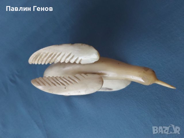 Стар сувенир от рог / кост, снимка 3 - Антикварни и старинни предмети - 40626704