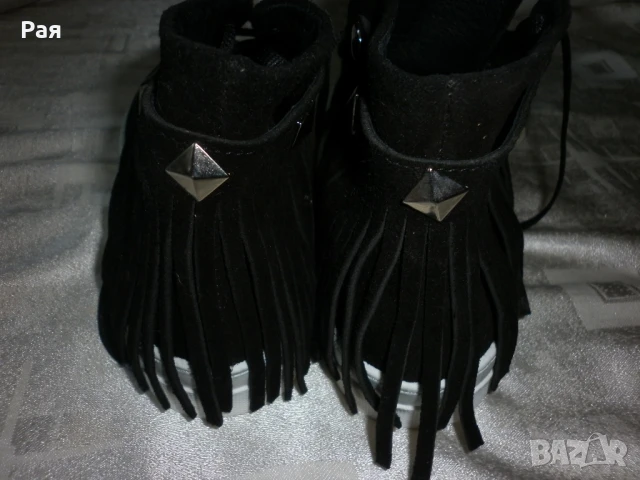 Дамски кожени кецове Тенденз, снимка 9 - Дамски ежедневни обувки - 50755379