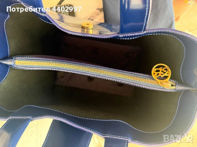 Чанта Tosca Blu тъмно син лак, снимка 6 - Чанти - 54326418