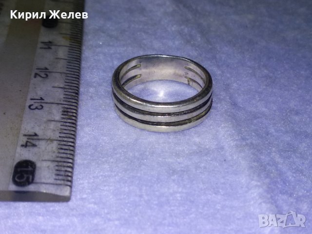 СТИЛЕН АЖУРЕН ЕЛЕГАНТЕН СРЕБЪРЕН АРТ ПРЪСТЕН СРЕБРО 925 РЪЧНА ИЗРАБОТКА 40022, снимка 9 - Пръстени - 42762931
