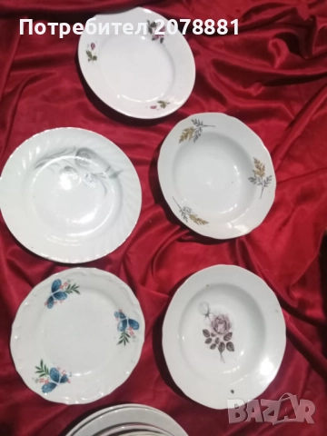 30 броя чинии български порцеланКитка , снимка 11 - Чинии - 52382828