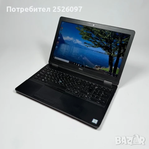 Лаптоп DELL Latitude E5570/i5-6300U/8GB RAM/256GB SSD/Подсветка, снимка 3 - Лаптопи за работа - 51106507