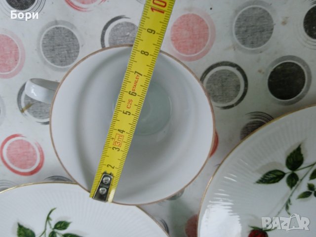 Порцелан чаши,чинии, снимка 9 - Сервизи - 38289421