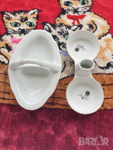 Български порцелан/солници-солнички, снимка 5 - Прибори за хранене, готвене и сервиране - 44446341