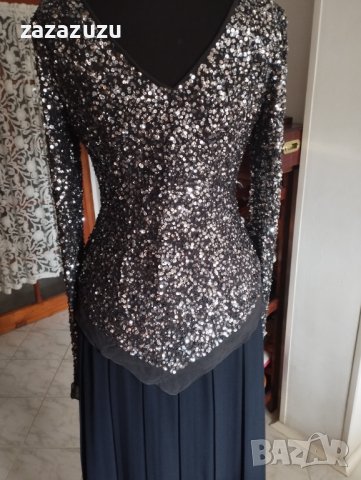 FRANK USHER UK12- Естествена коприна дамски топ, снимка 3 - Рокли - 42858924