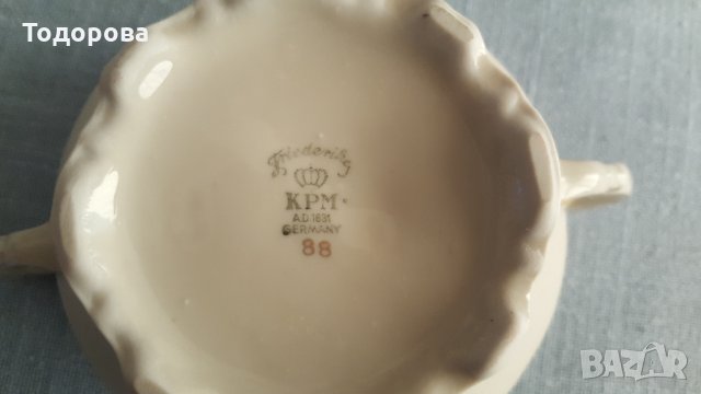 Порцеланова захарница- Бавария, снимка 3 - Антикварни и старинни предмети - 31867772