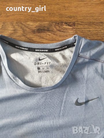 Nike Running Miler Tech T-Shirt - страхотна мъжка тениска-КАТО НОВА , снимка 4 - Тениски - 30200457