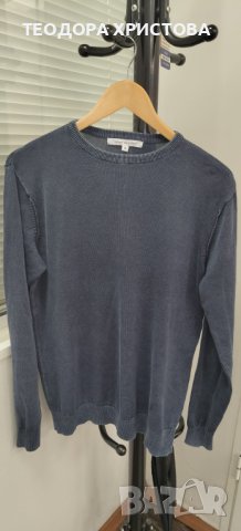 100% памук, нов мъжки пуловер, без етикет, размер М, снимка 1 - Пуловери - 44196989