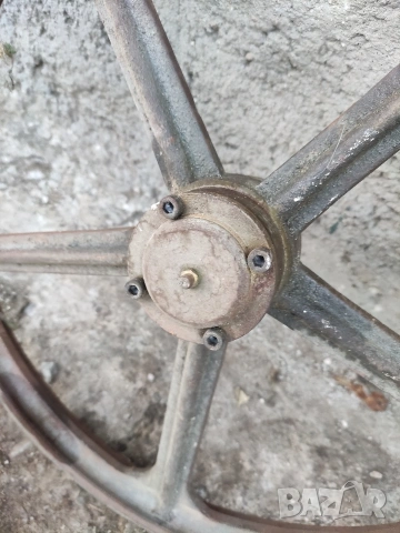 Колела за банциг (шайби) с лагерно тяло и бандаж – Ф430мм ​, снимка 5 - Други машини и части - 53153548