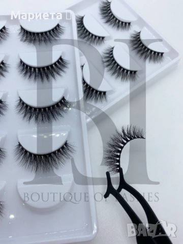 3D мигли естествен косъм • 𝐇𝟏𝟑 •, снимка 3 - Декоративна козметика - 51618864