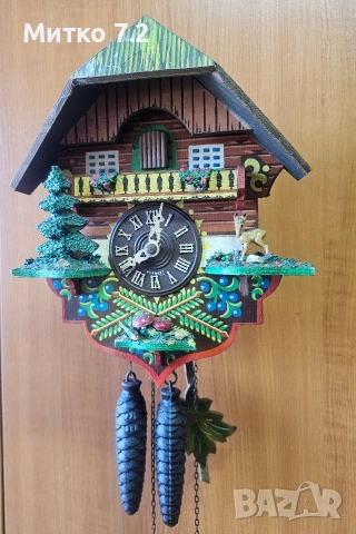 Стар немски часовник кукувица, снимка 13 - Антикварни и старинни предмети - 53160697