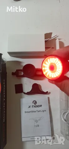 Смарт стоп светлина за колело велосипед с USB зареждане GUB, снимка 4 - Велосипеди - 47349061