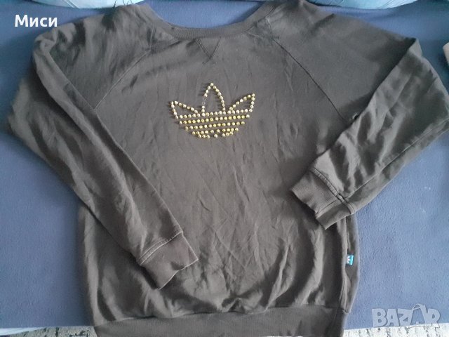 блуза с дълъг ръкав "Адидас "