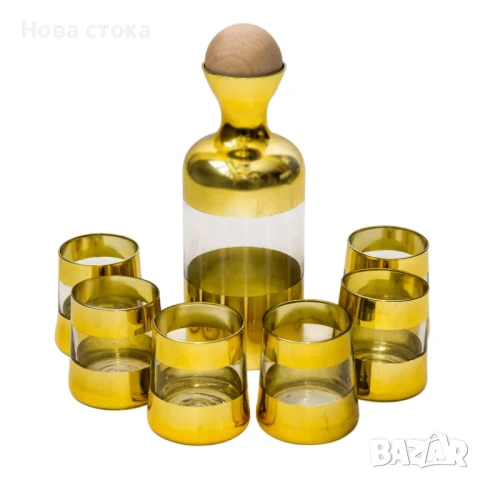 Комплект гарафа с 6 чаша, снимка 1