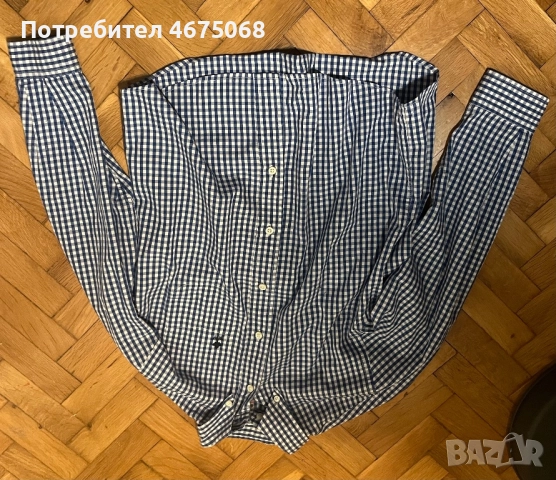 Детска синя риза