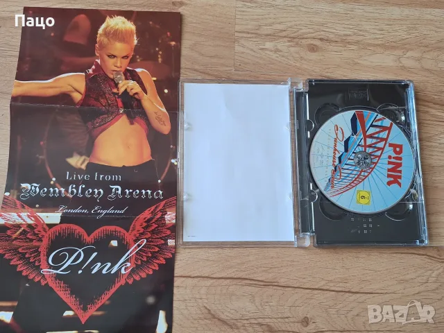 Pink  DVD Live from Wembley Arena, снимка 9 - DVD дискове - 56177692