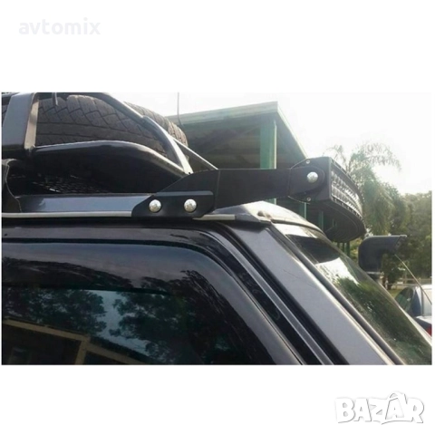 Комплект стойки за извит LED диоден бар, с крепежни скоби, снимка 4 - Аксесоари и консумативи - 52466376