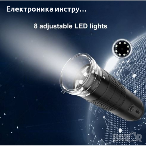 F290 Преносим WiFi цифров микроскоп запояване на платки 50*1000X, снимка 5 - Друга електроника - 44699534