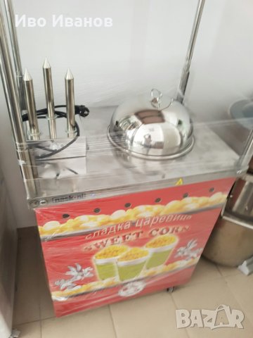 Комбинирана количка за царевица на пара и хот дог., снимка 5 - Колички за царевица - 13961587