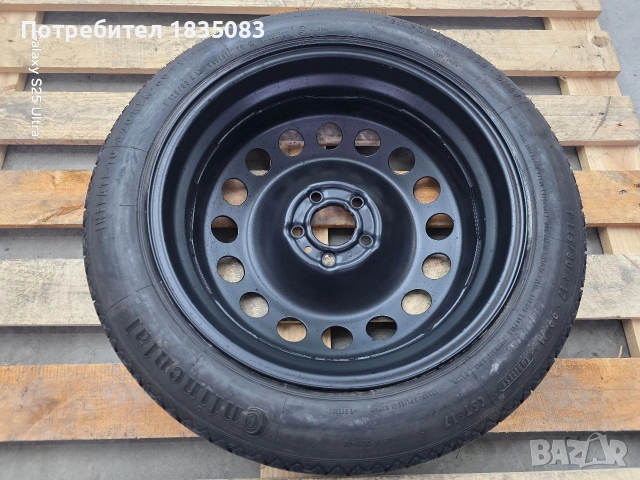 Резервна гума/патерица 17ка 5х108 Volvo, Ford, Jaguar, снимка 2 - Гуми и джанти - 53283645