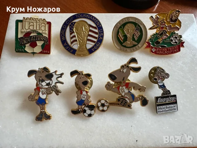 USA 1994 WORLD CUP BADGES . Продават се Значки от Световното по футбол от 1994г цена -14 за бр.