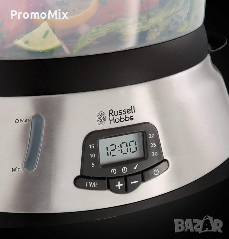 Уред за готвене на пара Russell Hobbs 23560-56 MaxiCook 1000W, снимка 8 - Уреди за готвене на пара - 42235511