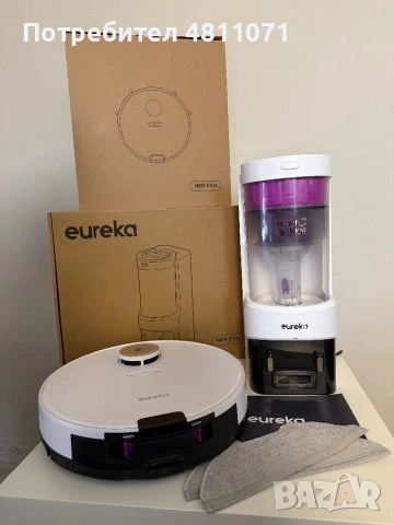 Прахосмукачка робот Eureka E10s (Бял) 4000Pa, снимка 2 - Парочистачки и Водоструйки - 54358470
