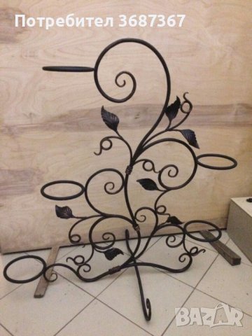Цветарници и стойки за цветя и саксии от ковано желязо , снимка 10 - Стайни растения - 40218205