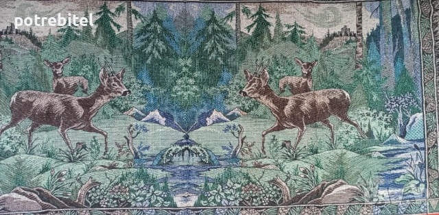 Ковьорче с еленчета -ЧССР от 60те г на ХХ век - 70/130 см, снимка 2 - Декорация за дома - 53929525