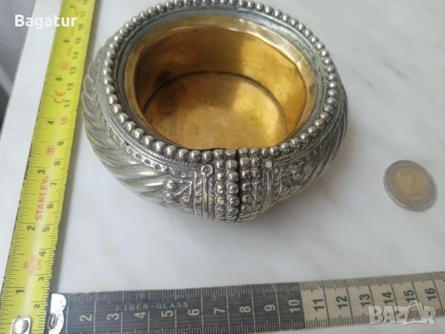 Етно гривна,съд,племенна,бронз,гравиран,Рр,Африка, снимка 5 - Антикварни и старинни предмети - 51106319