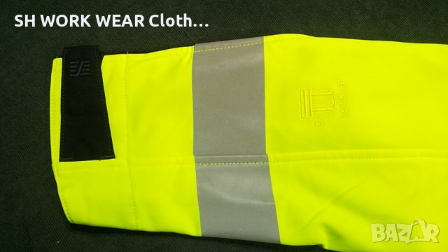 Snickers 1230 High Vis Softshell Jacket Work Wear размер XL работно яке водонепромукаемо W1-25, снимка 11 - Якета - 40102534
