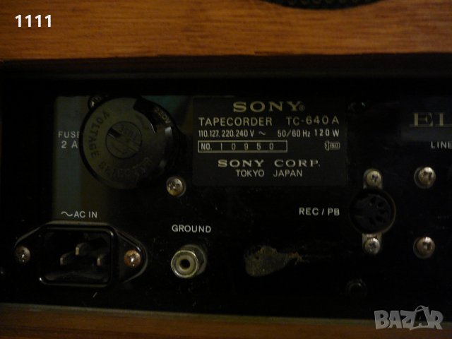 SONY TC-640 A, снимка 7 - Ресийвъри, усилватели, смесителни пултове - 35325355
