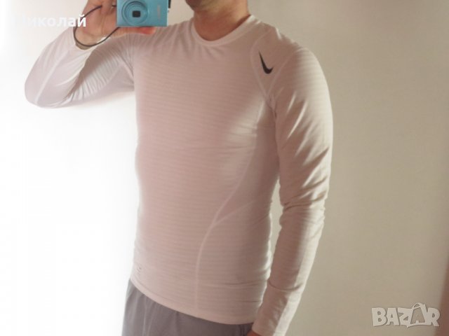 Nike Pro Warm Mens Top, снимка 9 - Спортни дрехи, екипи - 29394085