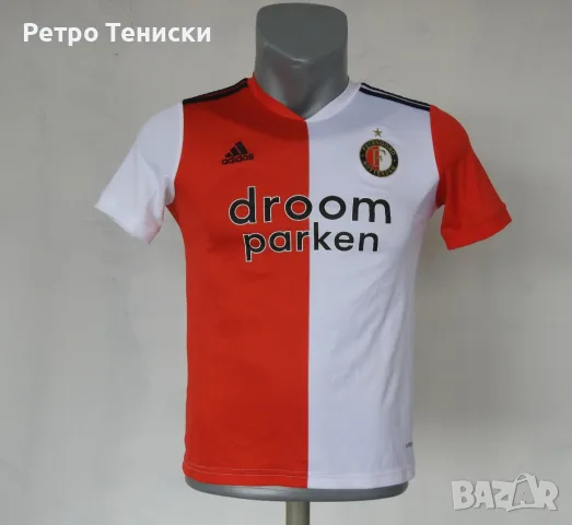 Тениска Feyenoord Rotterdam — Домакински adidas — Деца размер M Многоцветно (сезон 2020)