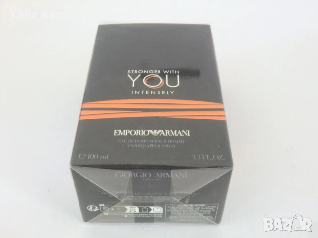 Armani Stronger with You Intensely , снимка 4 - Мъжки парфюми - 53076544