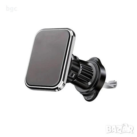 Хромирана Поставка за мобилен Таблет Телефон с магнит за кола